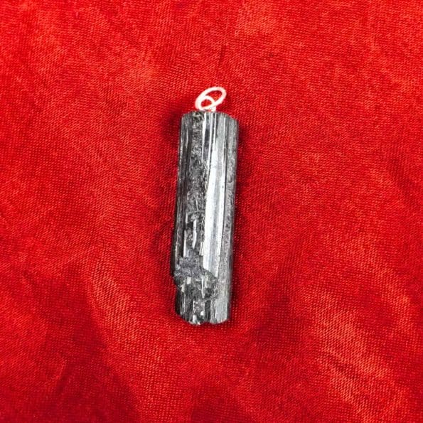 Black Tourmaline Raw Stone Pendant