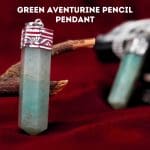 Green Aventurine Pencil Pendant