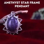 Amethyst Star Frame Pendant Amethyst Star Frame Pendant