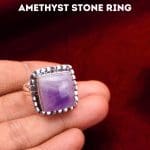 Amethyst Stone Ring