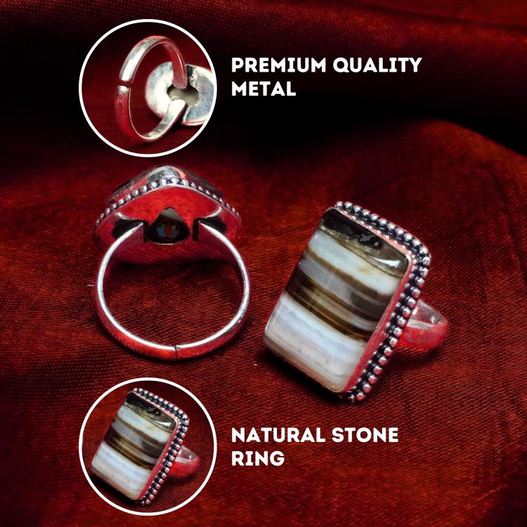Natural Gemstone and Crystal Rings