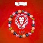 Leo Zodiac Crystal Bracelet