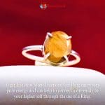 Tiger Eye Diamond Cut Ring