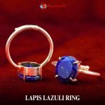 Lapis Lazuli Diamond Cut Ring