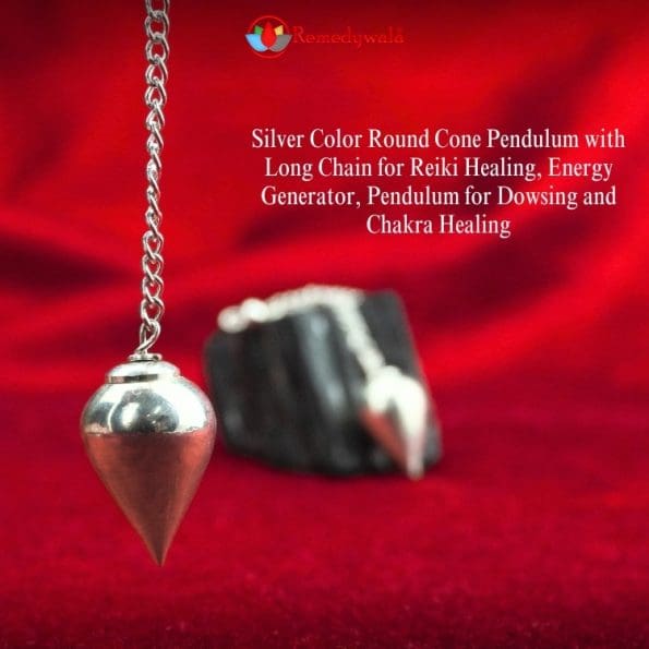 Silver Metal Round Cone Pendulum