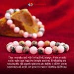 Rose Quartz and Rhodonite Bracelet