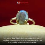 Labradorite Diamond Cut Ring