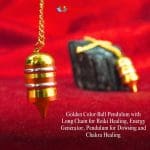 Golden Metal Ball Pendulum