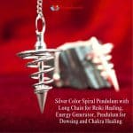 Silver Metal Spiral Pendulum