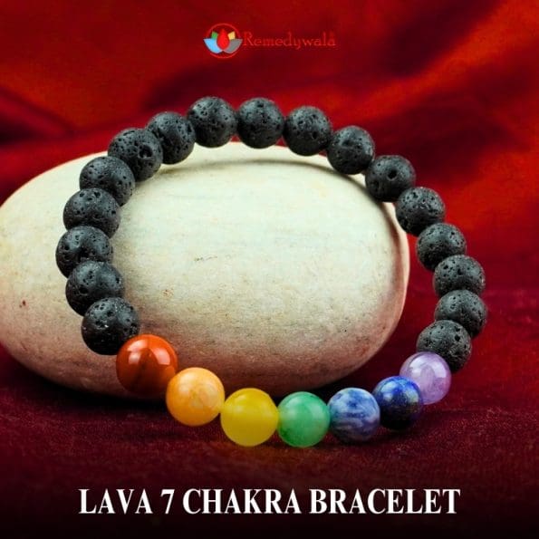 Lava 7 Chakra Bracelet