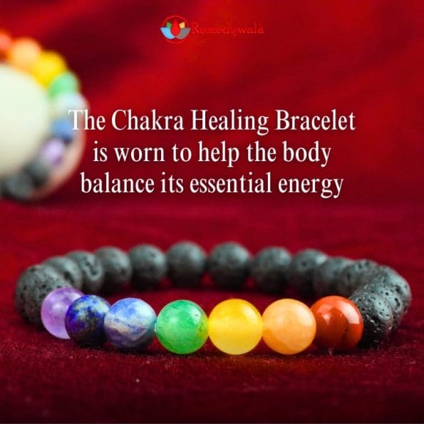 Lava 7 Chakra Bracelet