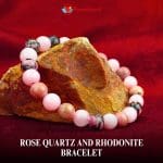 Rose Quartz and Rhodonite Bracelet