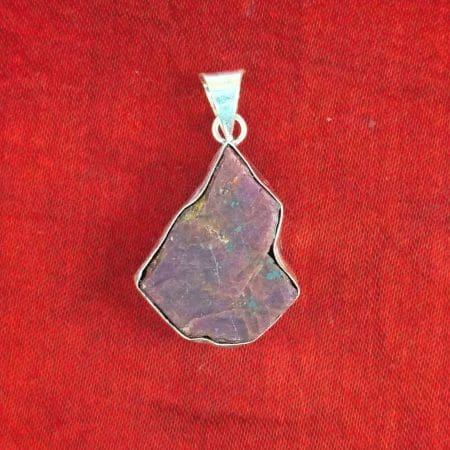 Kunzite Natural Rough Pendant