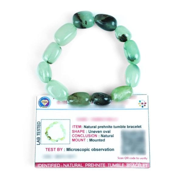 Prehnite Tumble Bracelet