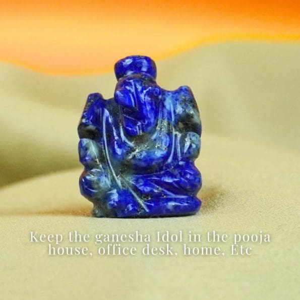 Lapis lazuli Ganesha