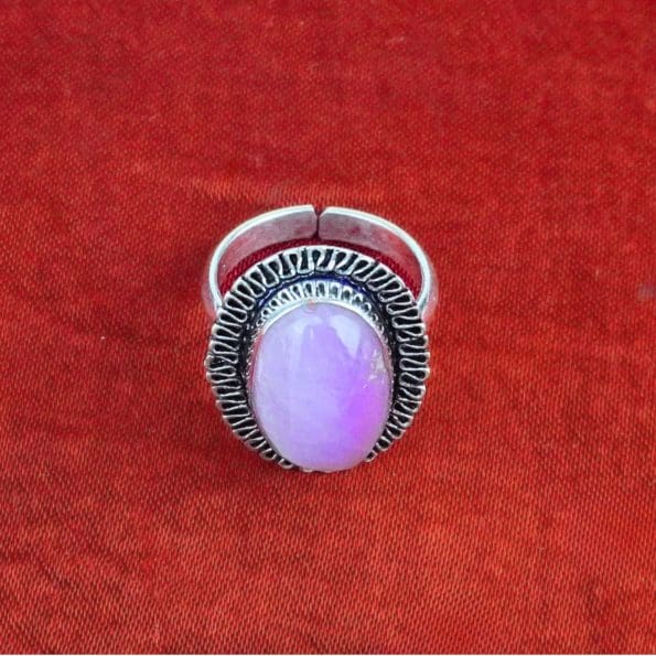 Kunzite Stone Ring