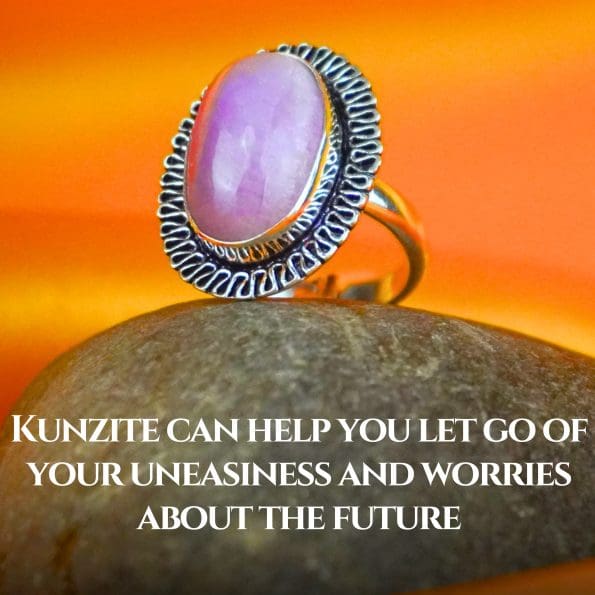 Kunzite Stone Ring