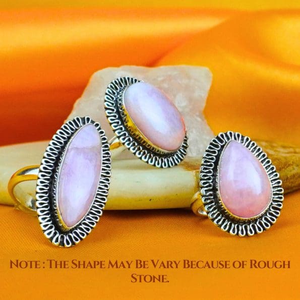 Kunzite Stone Ring