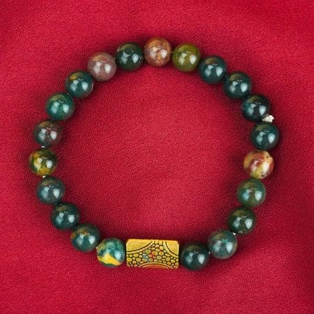 Bloodstone Charm Bracelet