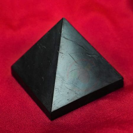 Black Shungite Pyramid