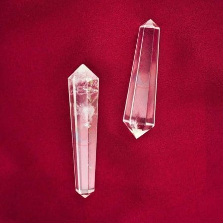 Clear Quartz Double Pointed Pencil