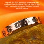 Copper 7 Chakra Engraved Kada