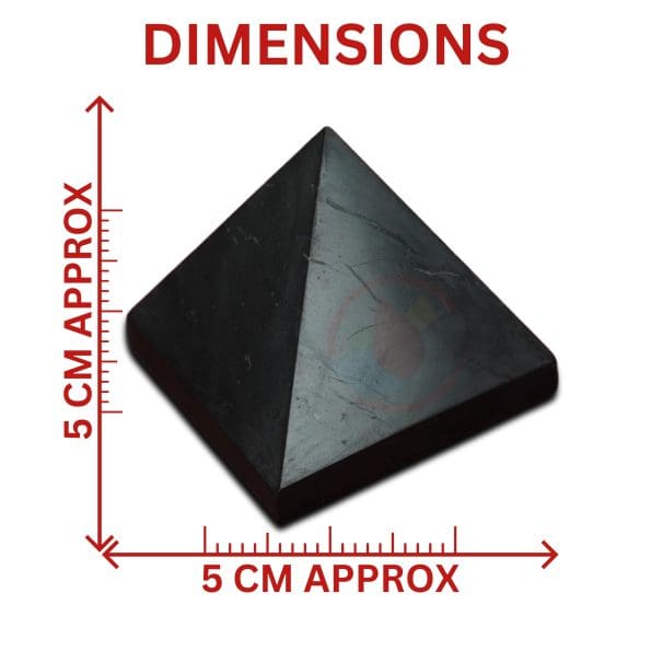 Black Shungite Pyramid