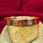 Copper 7 Chakra Engraved Kada