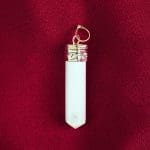 Selenite Pencil Pendant