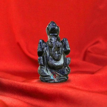 Blue Goldstone Ganesha