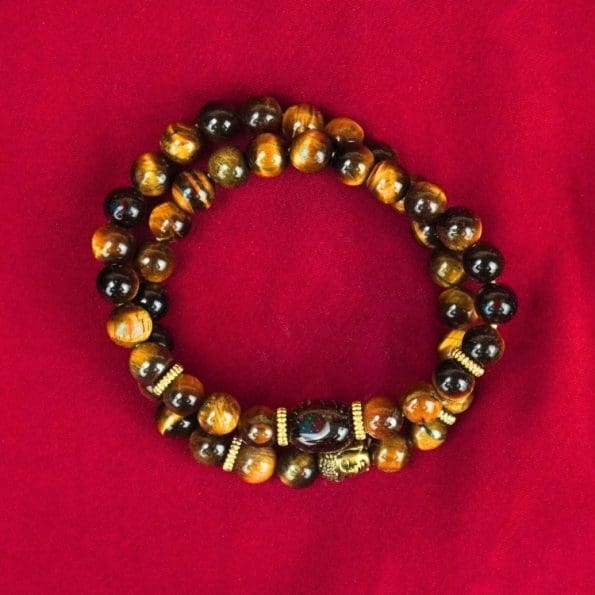 Tiger Eye Double Layer 8mm Bracelet