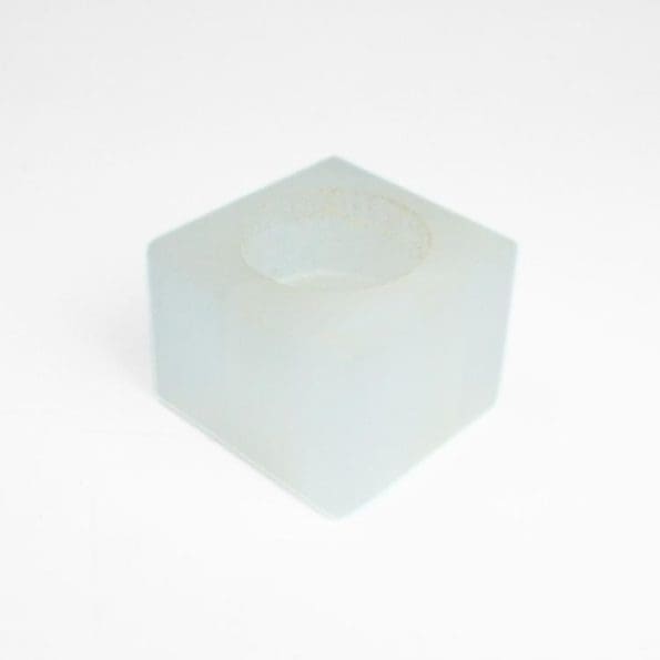 Natural Selenite Candle Holder