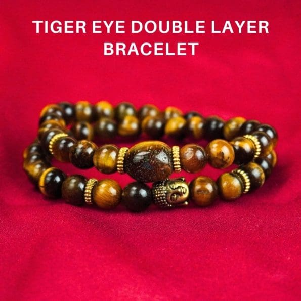 Tiger Eye Double Layer 8mm Bracelet