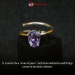 Amethyst Diamond Cut Ring