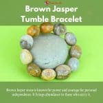 Brown Jasper Tumble Bracelet