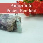 Amazonite Pencil Pendant (2)