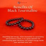 Black Tourmaline Natural Stone Bracelet 10mm