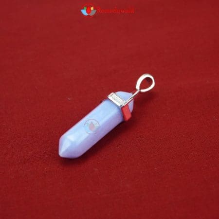 Blue lace Agate Pencil Pendant