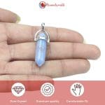 Blue lace Pencil Pendant (2)