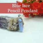 Blue lace Pencil Pendant (2)