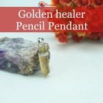 Golden healer Pencil Pendant (2)