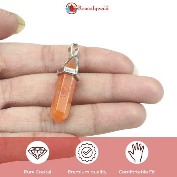 Red Aventurine Pencil Pendant