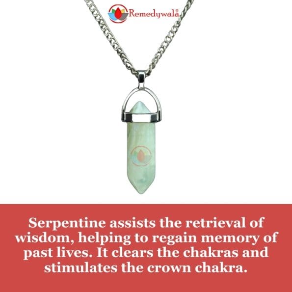 Serpentine Pencil Pendant