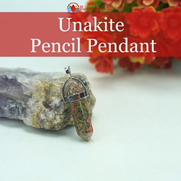 Unakite Pencil Pendant new