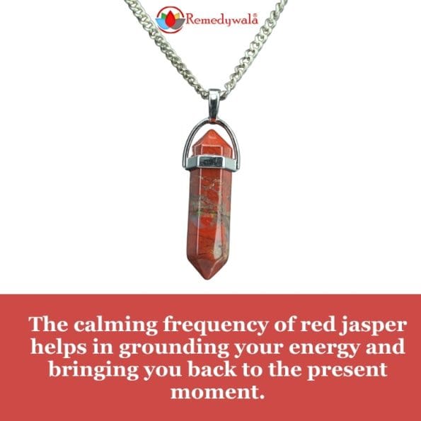 red jasper Pencil Pendant