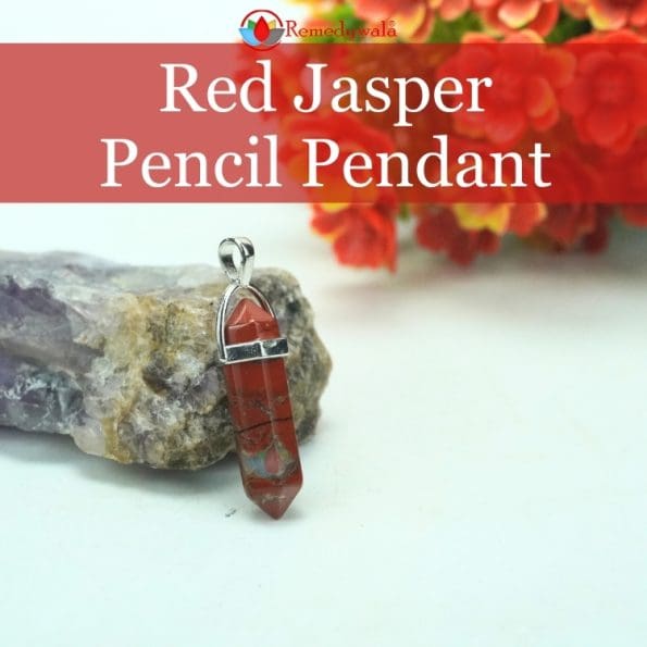 red jasper Pencil Pendant