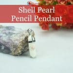 shell pearl Pencil Pendant11