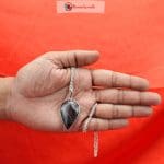 Amethyst Badam Shape Pendant (2)