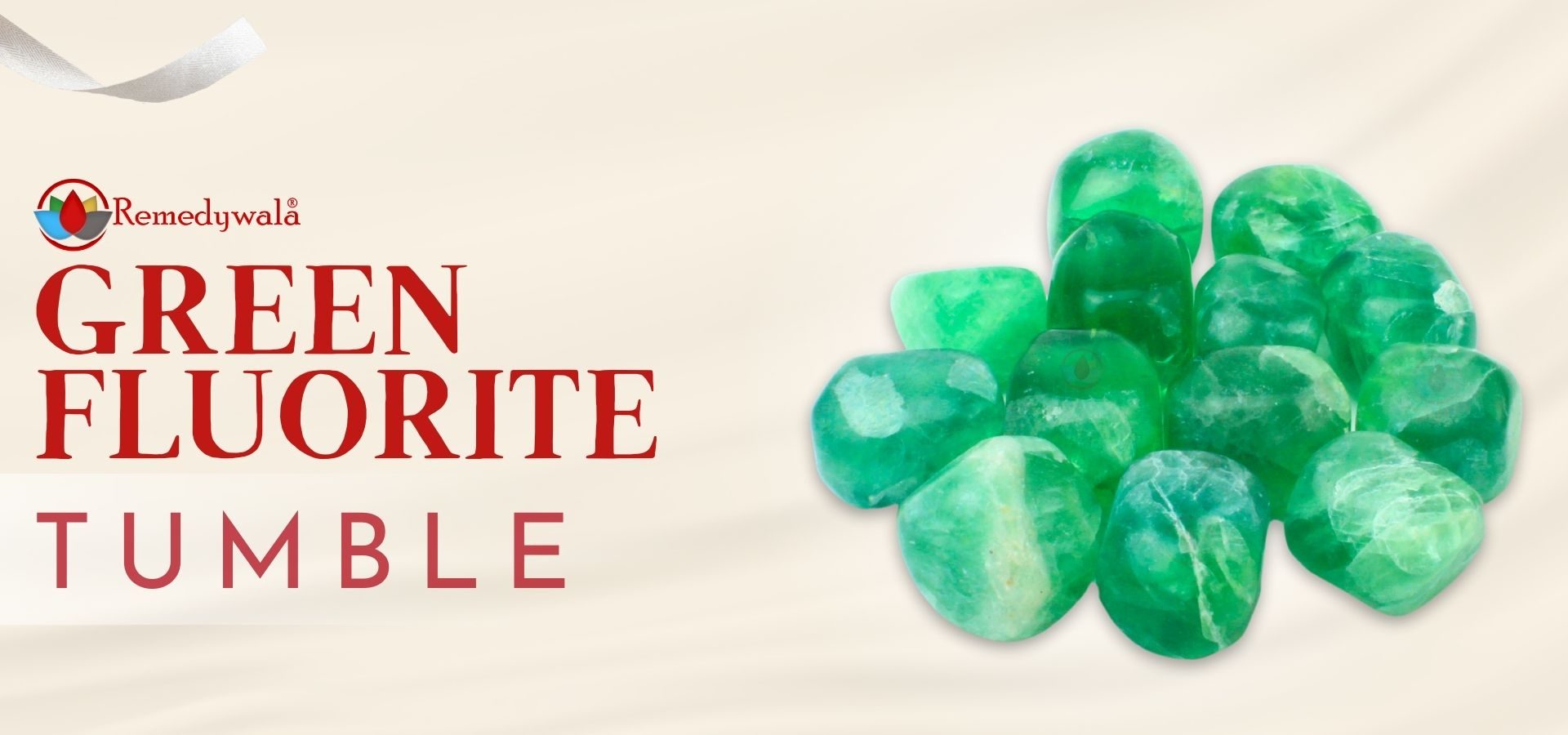 Green Fluorite Tumble Stone