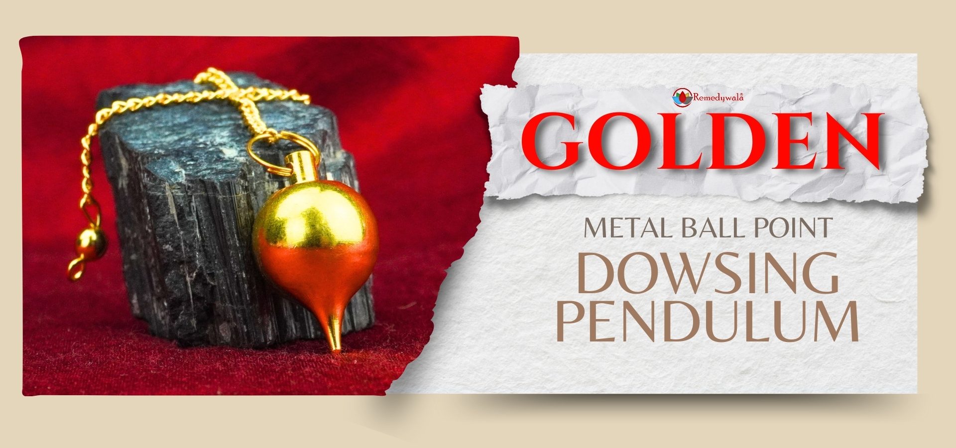 Golden Metal Ball Point Pendulum